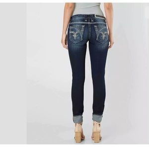 Rock Revival Womens Skinny Bling Jeans NEW